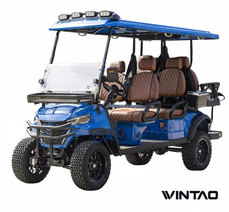 Wintao-EV-Aurora-50x-lifted-golf-cart-luxury-blue
